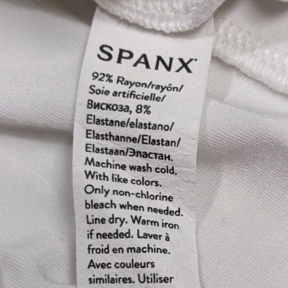 SPANX P.L.T. Muscle Tank Top Off White XL - Picture 4 of 10